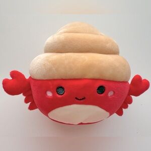 Squishmallows Red and Tan Crab Plush